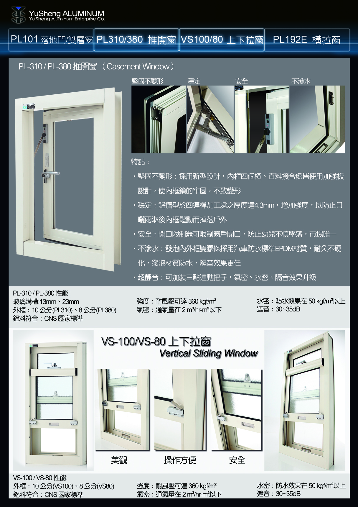 正新連動隔音窗